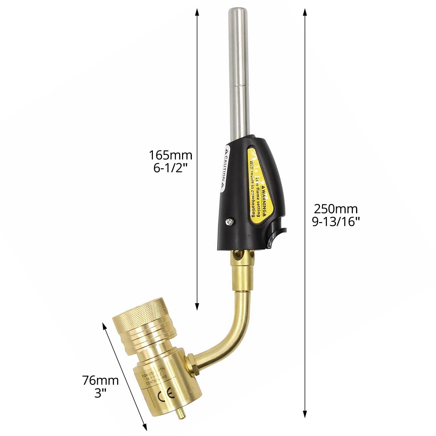 QWORK Torch wide application for plumbing, HVAC, and refrigeration soldering.