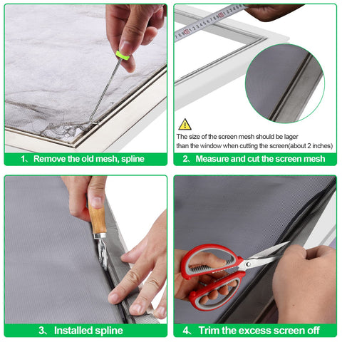 QWR mesh maintains clear visibility while allowing airflow.