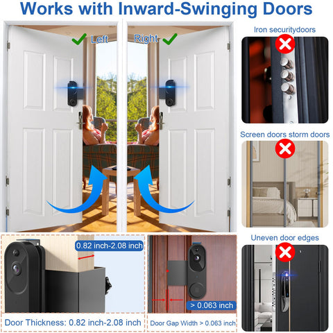 Qwwia no-drill installation with included tools for easy setup.