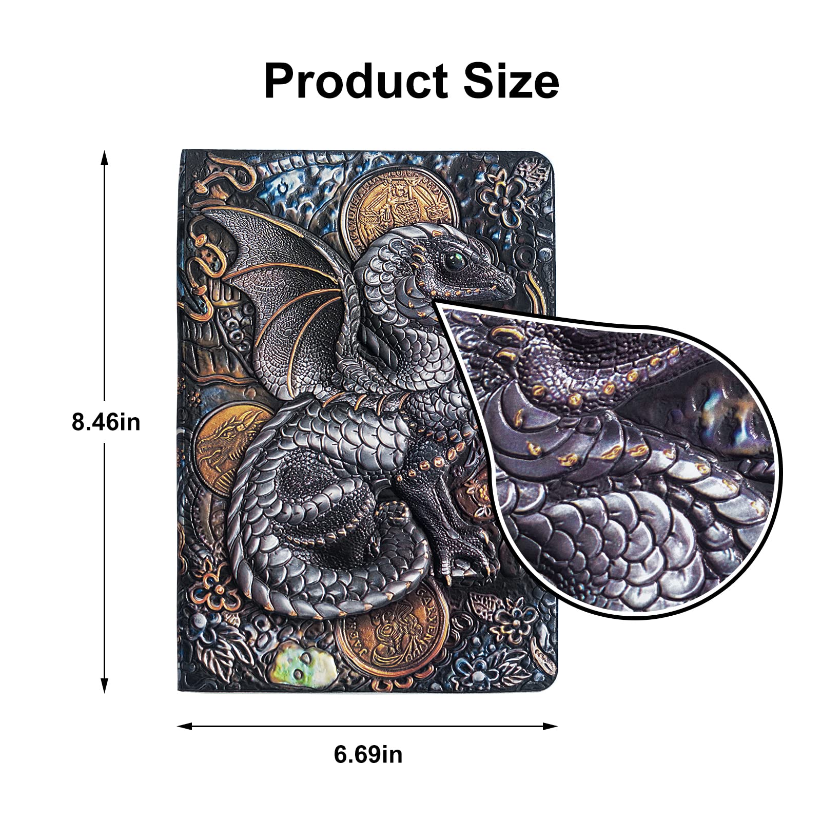 QXMGCBOK 3D dragon book lamp design adds decorative glow to desks.