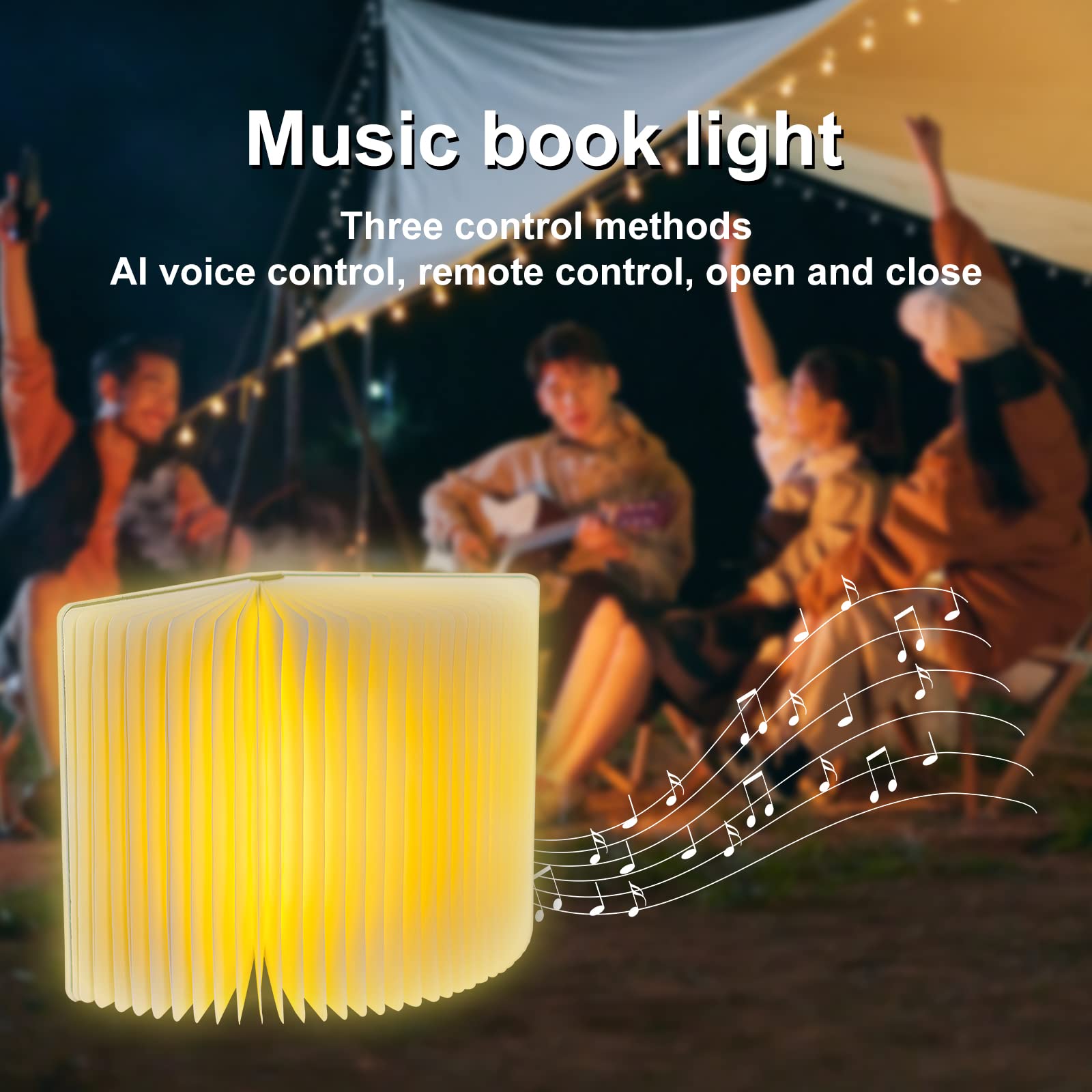 QXMGCBOK Portable music light suitable for outdoor gatherings.