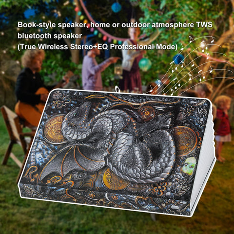 QXMGCBOK Relief-art leather shell blends in modern interiors.