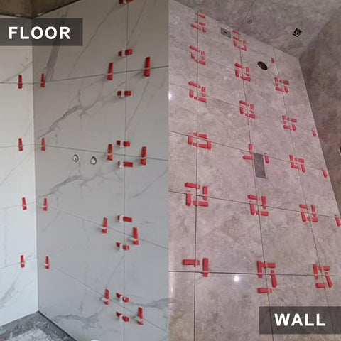 QXTXYZ Tile Leveling Clips scale and packaging for project planning