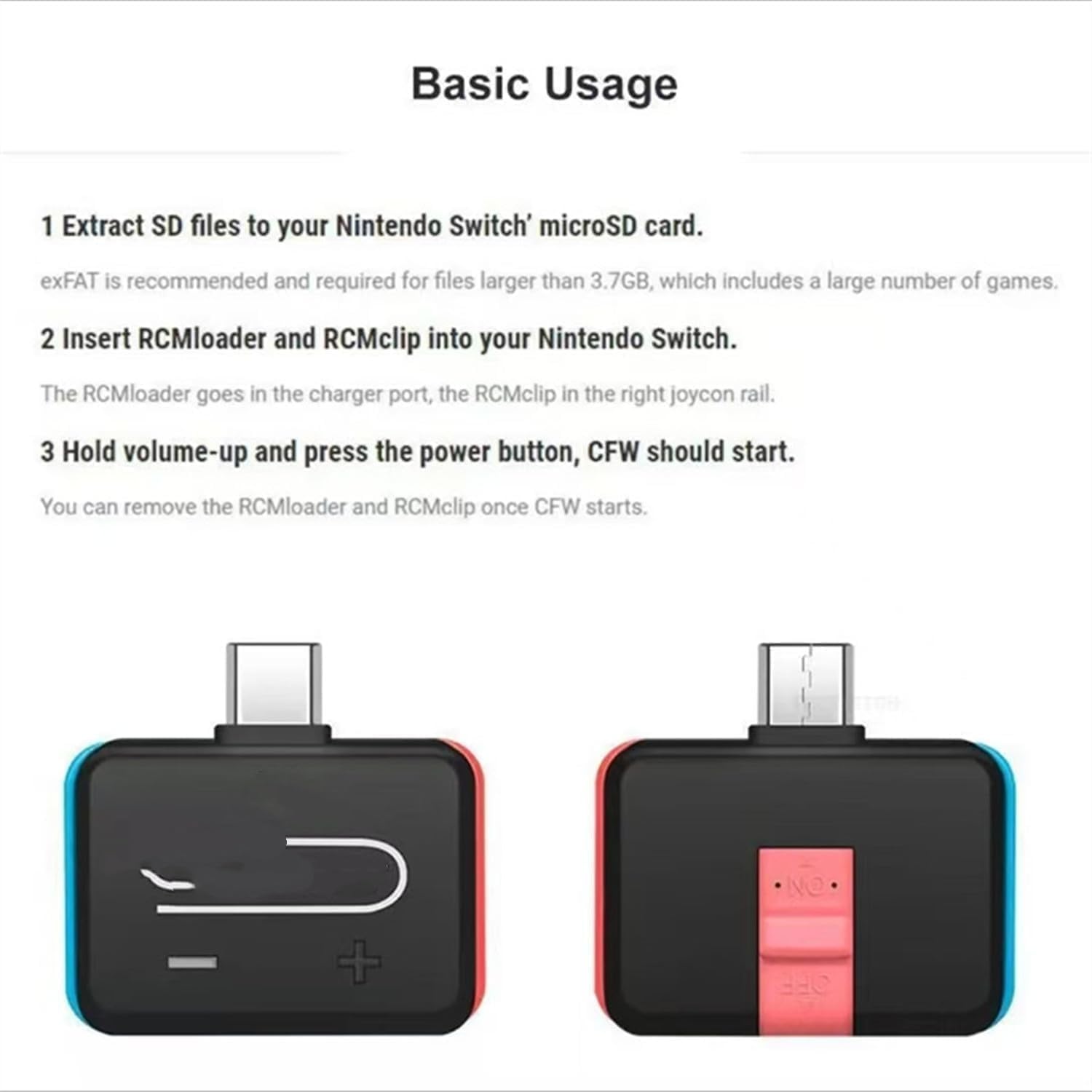 QXWPBV RCM Loader micro USB cable ensures reliable connections