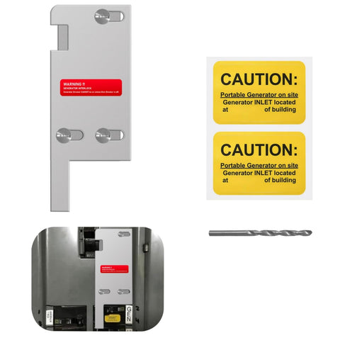 QYZZRS generator interlock kit for Square D vertical main enables safe power transfer