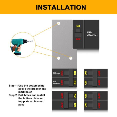 QYZZRS instruction bulletin with step-by-step installation guidance