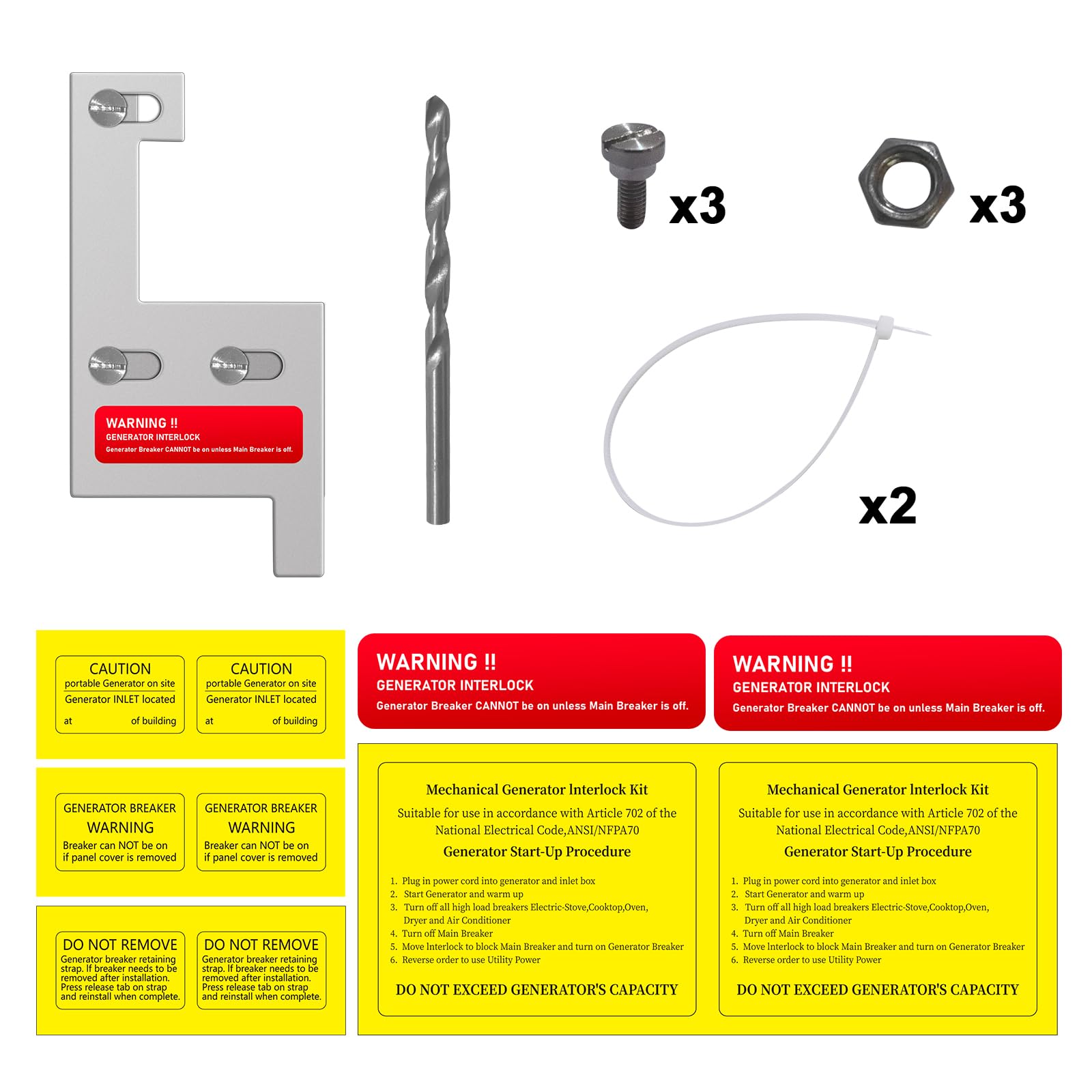 QYZZRS instruction bulletin guides correct wiring and placement