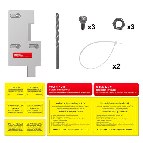 QYZZRS reminder labels to maintain safety during installation