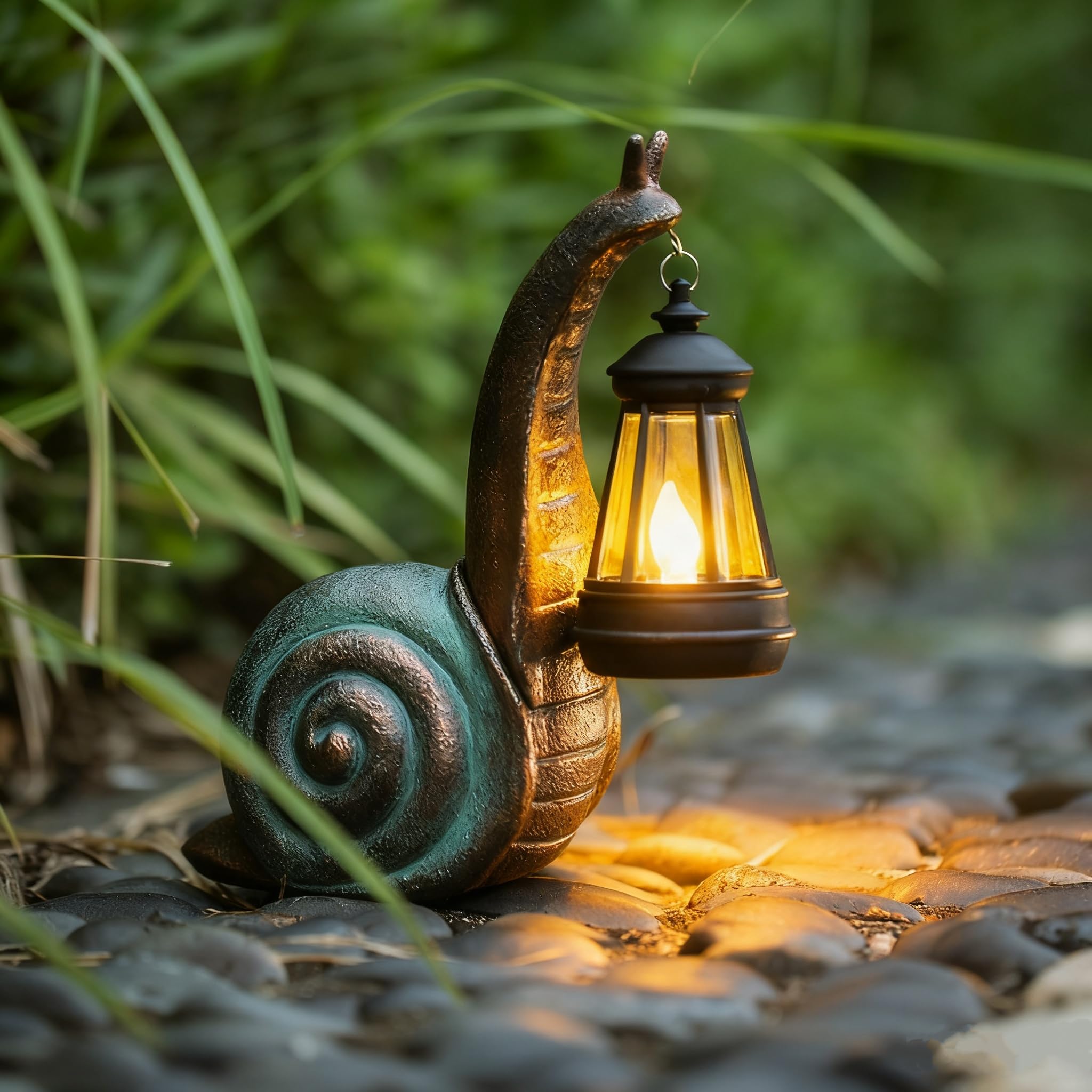 QZJDDZSW snail garden decor suitable for Valentine and Easter celebrations