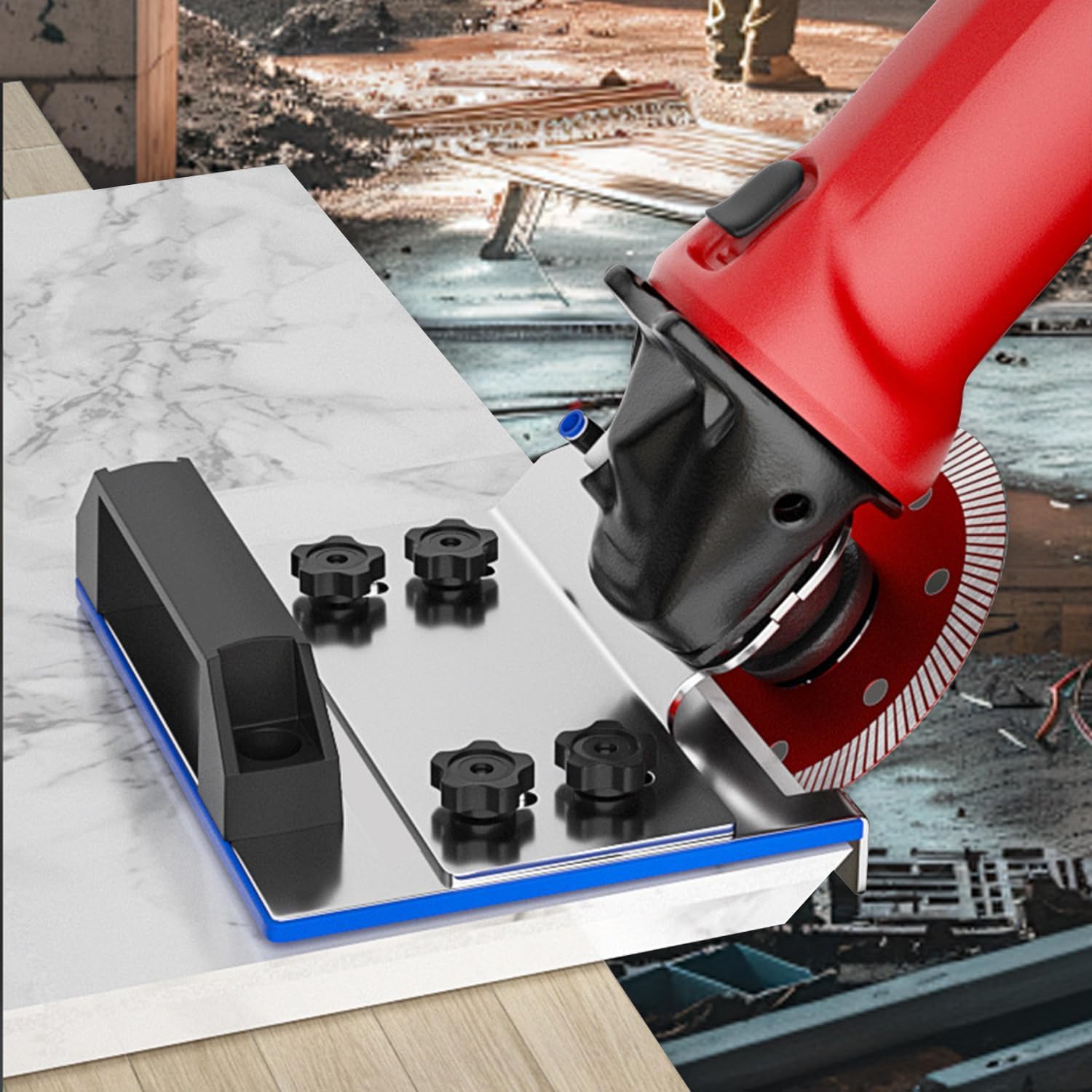 QZQUFJ anti-slip handle provides secure grip while cutting.