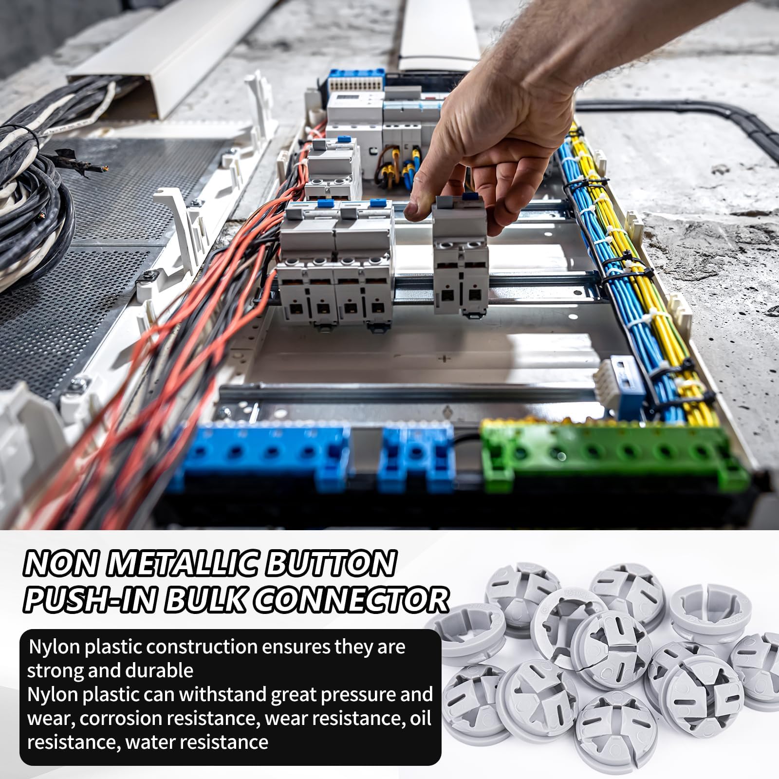 QZQUFJ ideal for wiring, junction box connections, and switchboards.