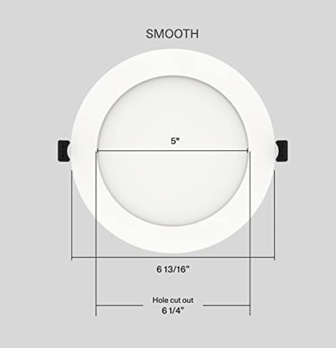 RAB Lighting WFRL 4-inch downlight with white trim enhances compact rooms.