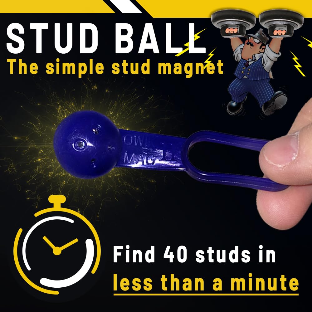 Rack-A-Tiers Stud Ball is battery-free and ready