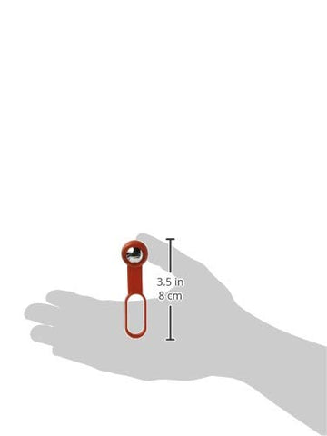 Rack-A-Tiers Stud Ball detects metal behind ceramic tiling with a strong magnet