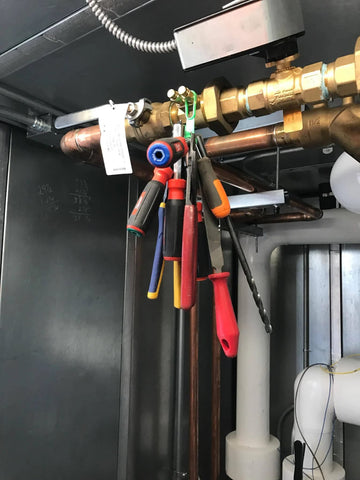 Rack-A-Tiers Stud Ball helps find screws and nails