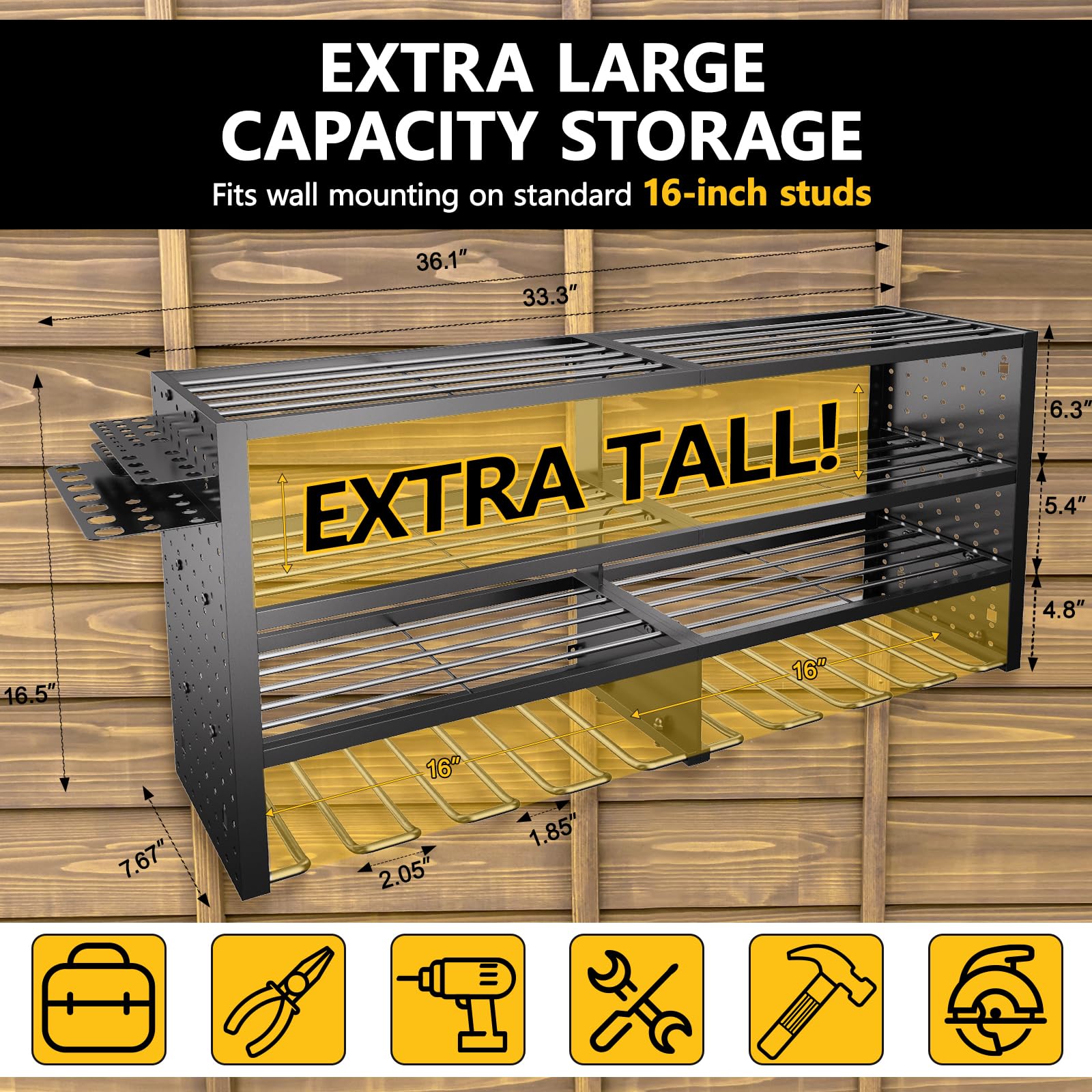 RacKeaLsi heavy-duty metal frame highlighting durability