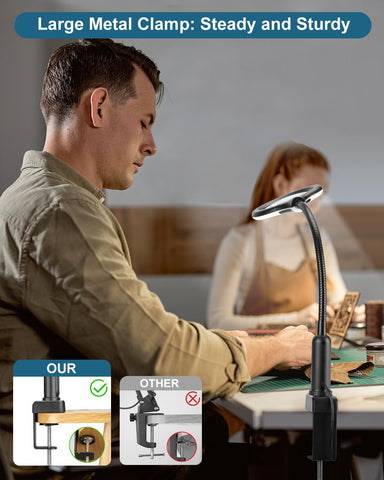 RackydigPro 2-in-1 clip-desk attachment offers stable mounting.
