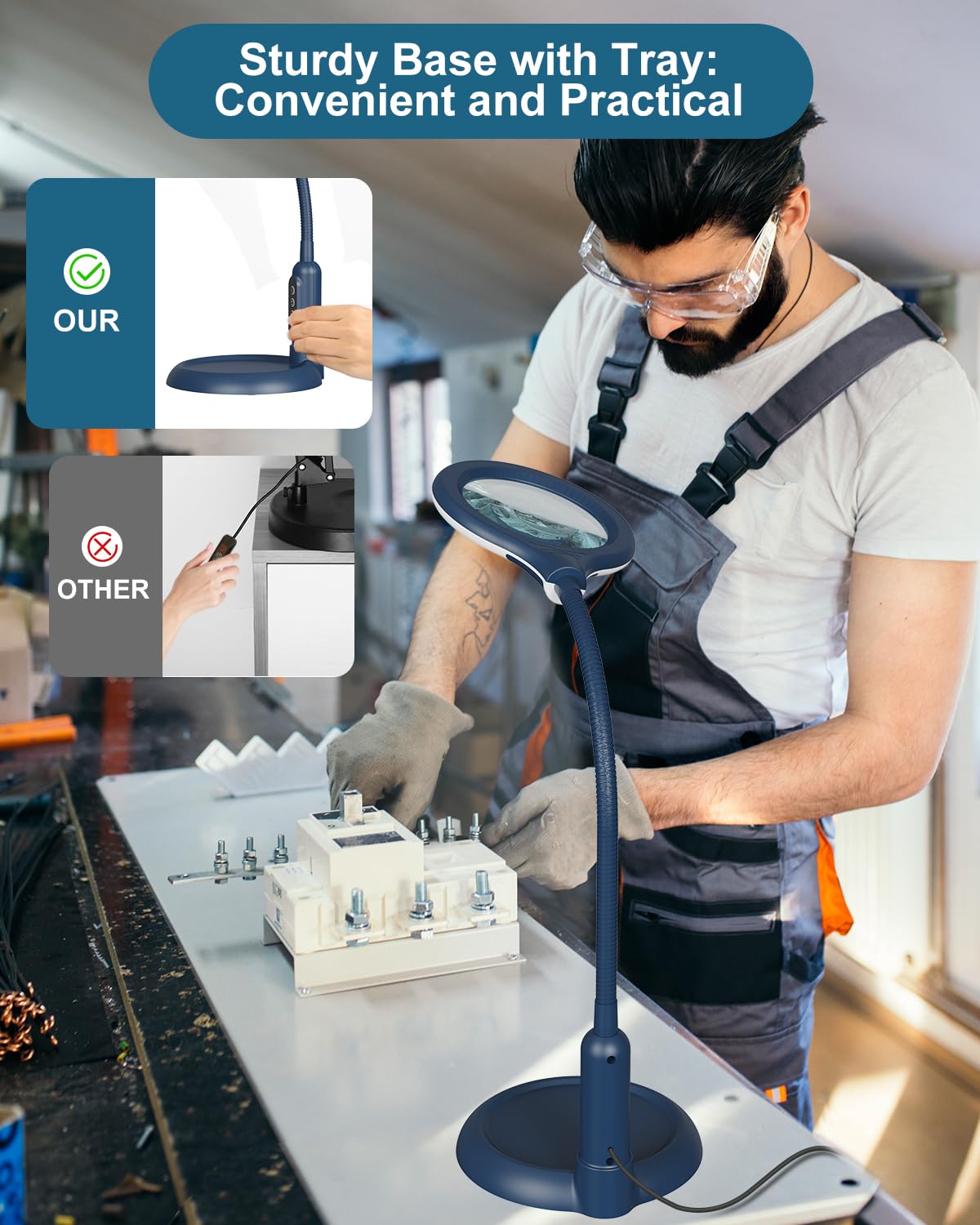 RackydigPro 5-color modes provide versatile lighting for various tasks.