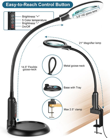 RackydigPro senior-friendly design keeps hands free for comfortable tasks.