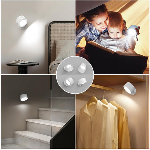 Racokky wall sconce with remote control for easy brightness and color temperature adjustments