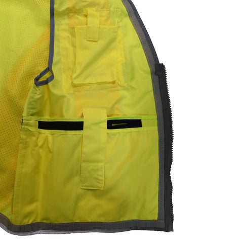 Radians SV55 heavy-duty zipper and edge binding for demanding workdays.
