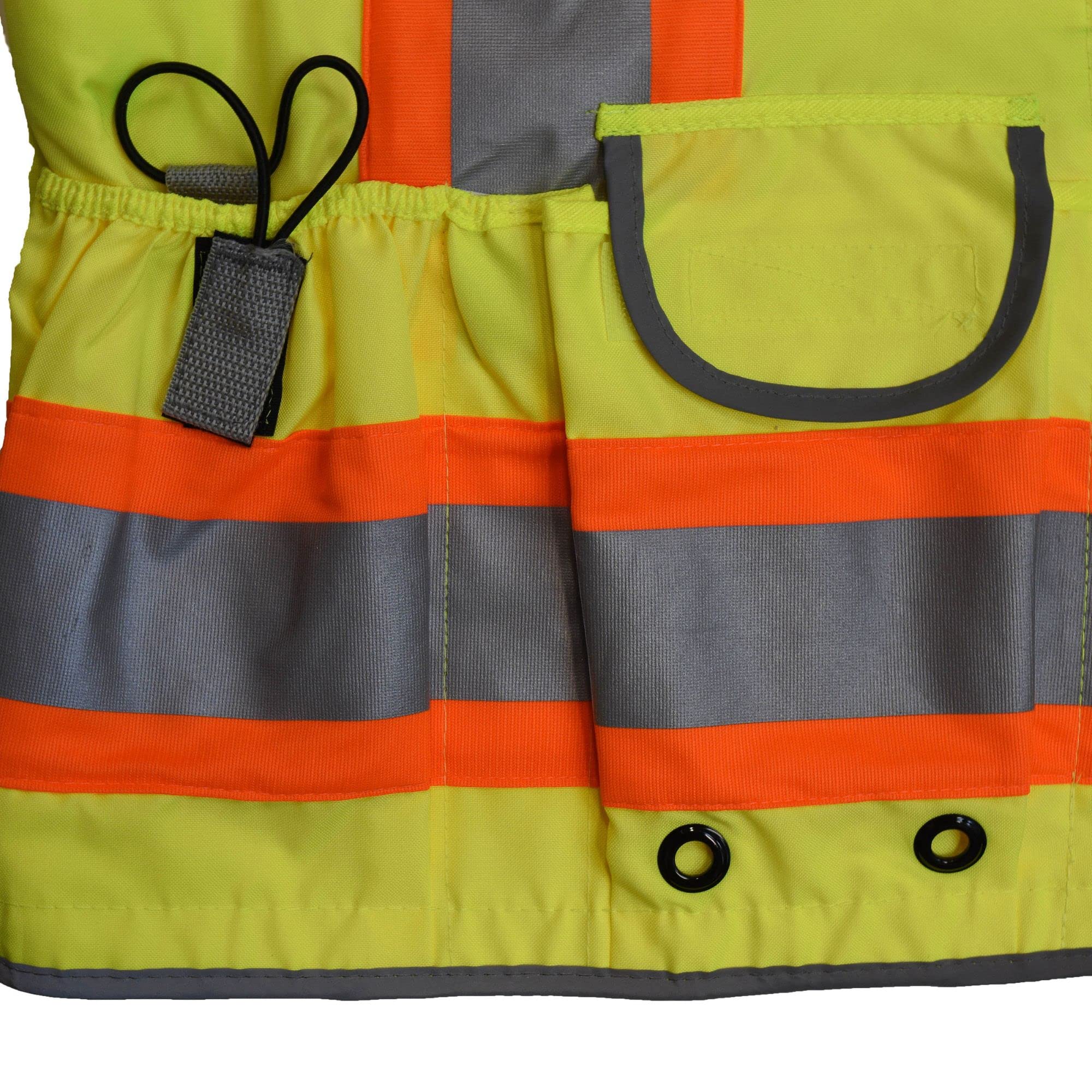 Radians SV55 reflective tape enhances visibility for low-light tasks.