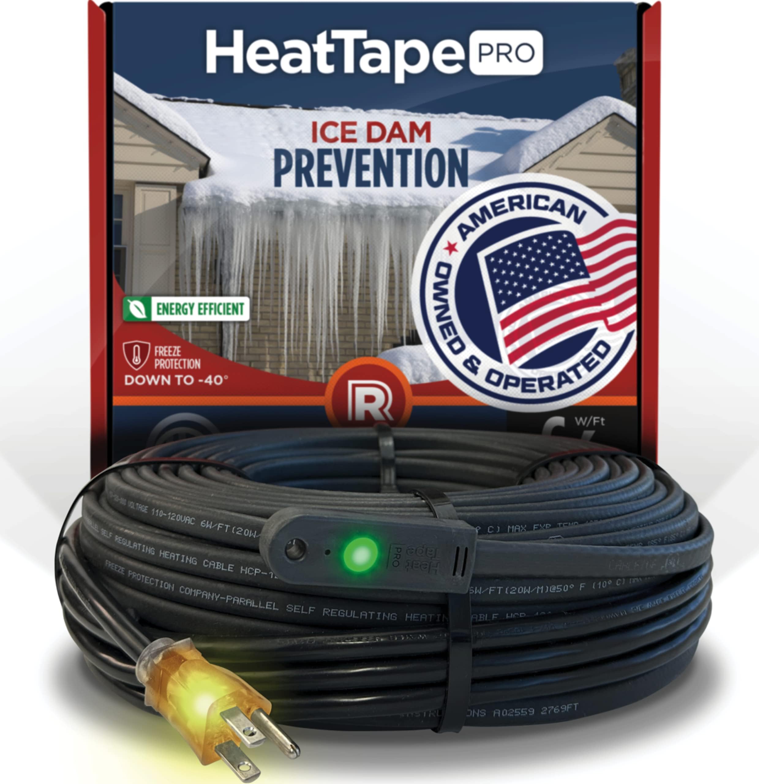 Radiant Solutions HeatTapePro GlowCap end verification shows operation along the full length