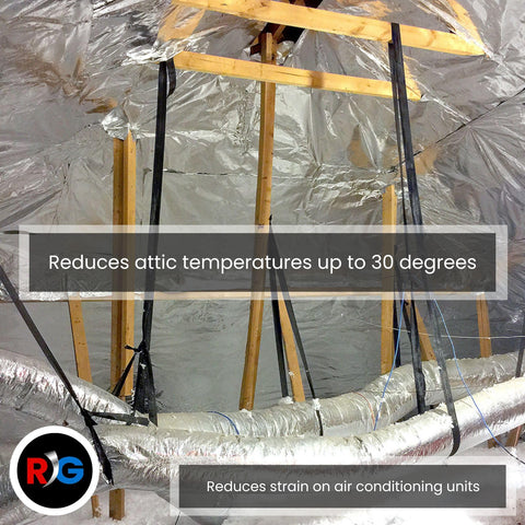 RadiantGUARD Xtreme perforated breathable foil enabling moisture flow
