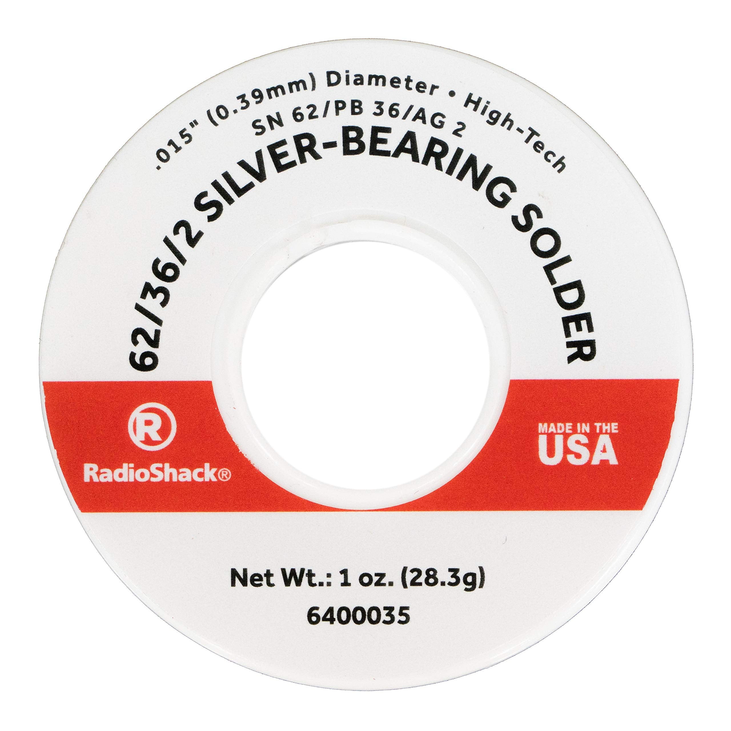 RadioShack SnPbAg silver-bearing solder spool for precise surface mount work