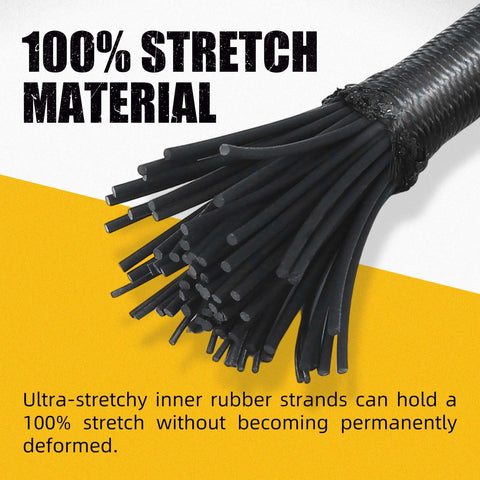 Radix Rope bungee cords securing camping gear for safe transport.