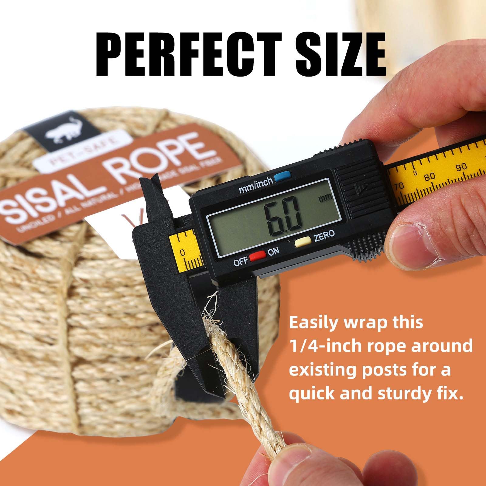 Radix Rope measures about 100ft, ideal for large projects.