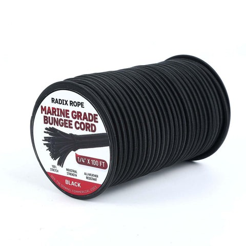 Radix Rope marine-grade bungee roll coiled for quick, durable use.