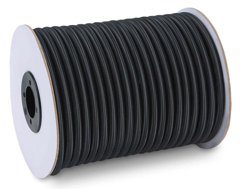 Radix Rope marine-grade bungee roll extended for versatile outdoor use.