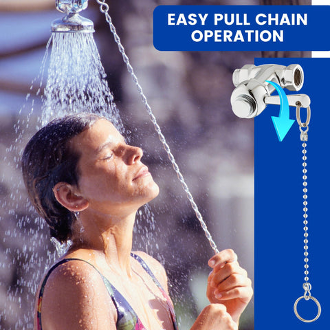 RAEFLOW half-inch FIP connection fits standard plumbing.