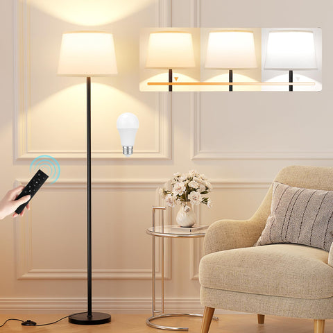 Raexpectis modern floor lamp base provides stable support for corner placement