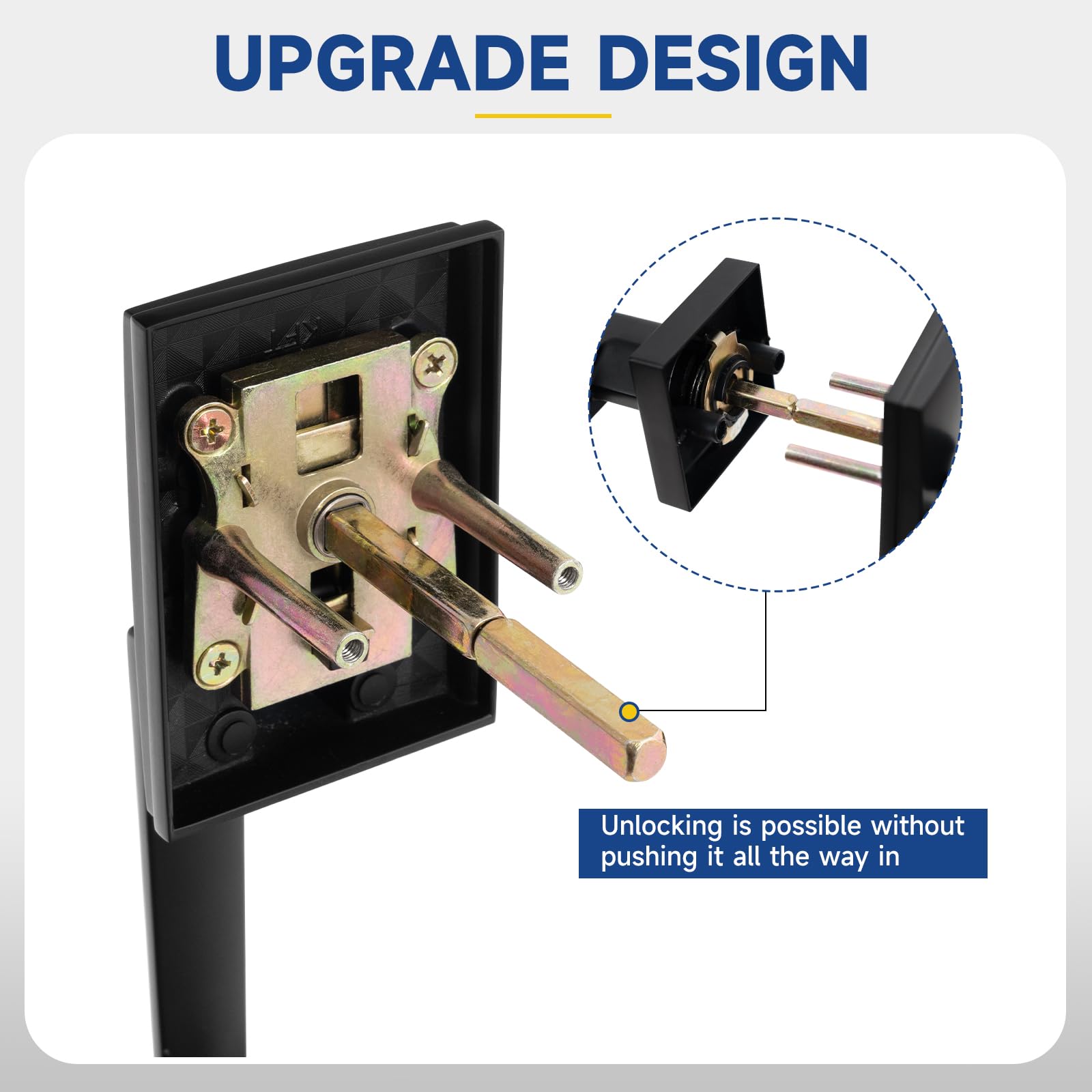 Door thickness compatibility 35-50mm for RAFECIEE lever