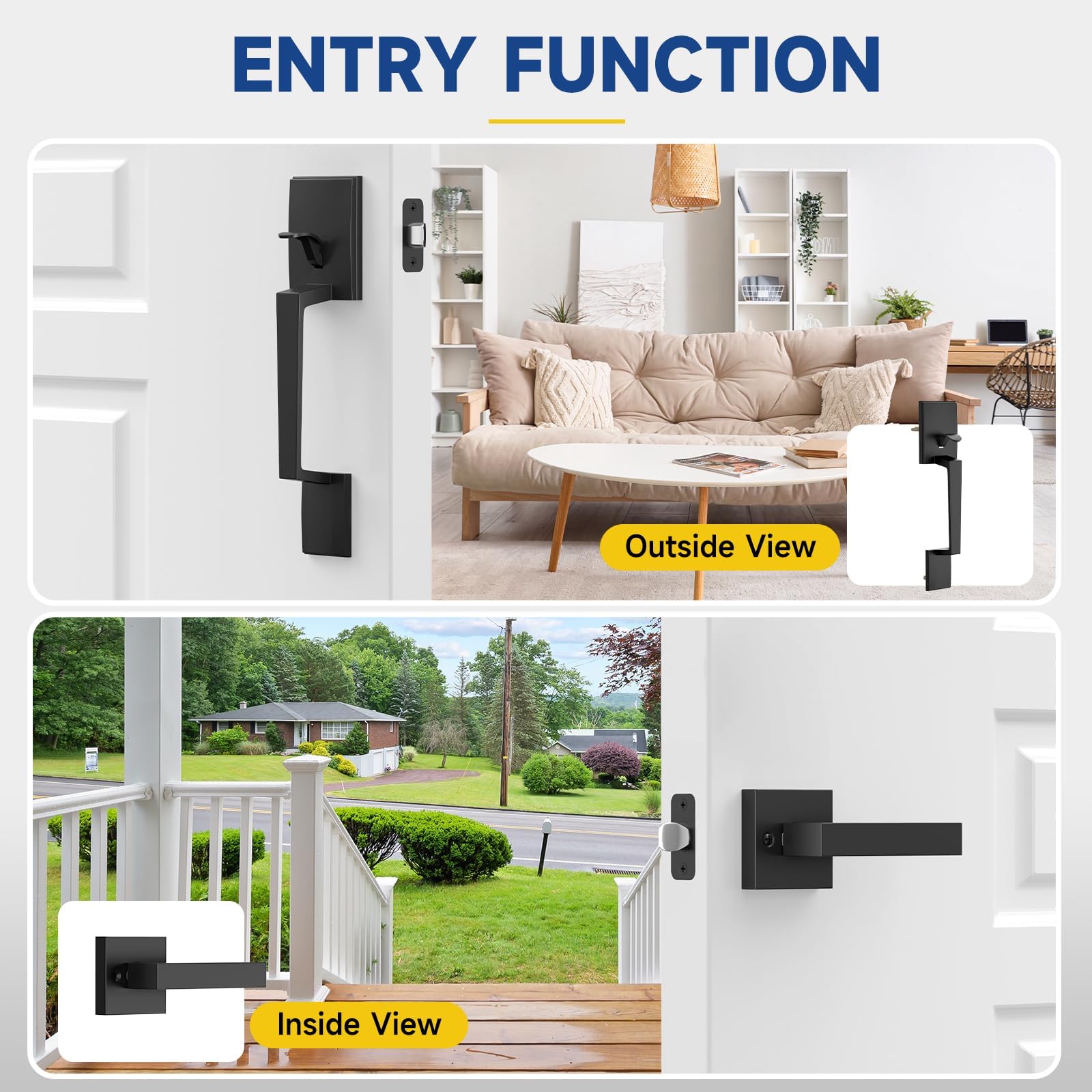 Floating square column installation on RAFECIEE handle