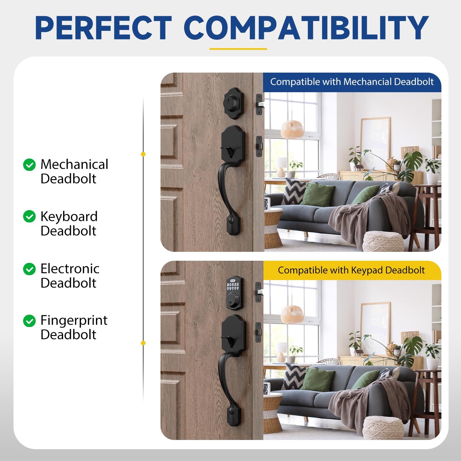 RAFECIEE heavy-duty door handle tested for high-cycle use
