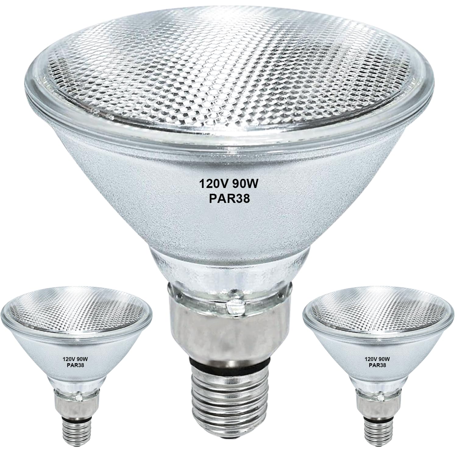 RAGFOZ Par38 halogen flood bulb lighting a porch with warm glow