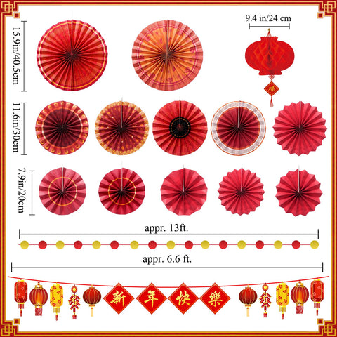 Ragnhild red lanterns provide a warm glow for festive spaces.