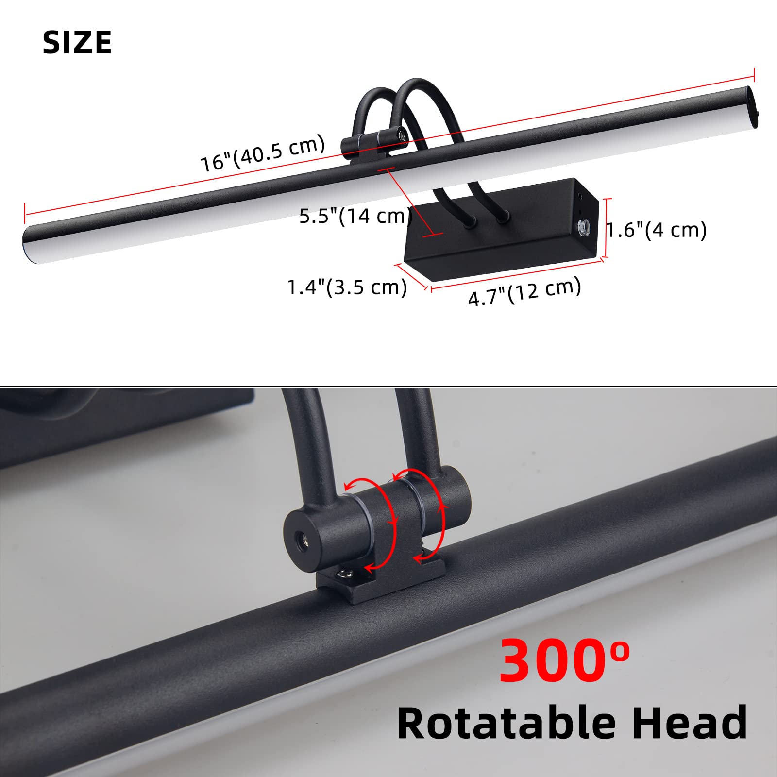 RAIFOOLLY durable aluminum construction ensures long-lasting display lighting.
