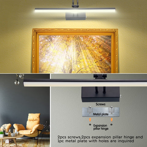 RAIFOOLLY art display light creates ambiance for portraits and frames in living spaces.