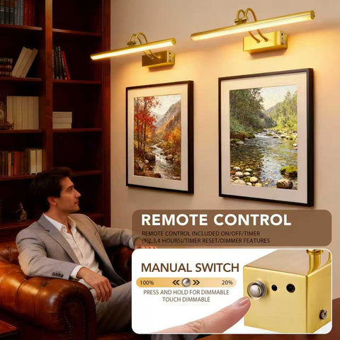 RAIFOOLLY dimmable brightness adapts to art mood.