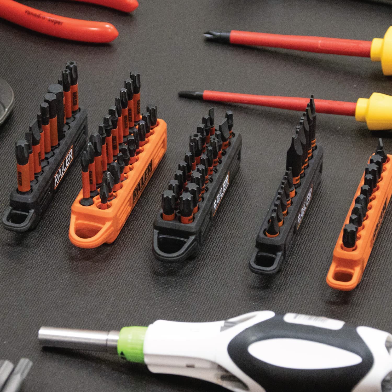 Railer designed to fit most 2-inch impact drivers