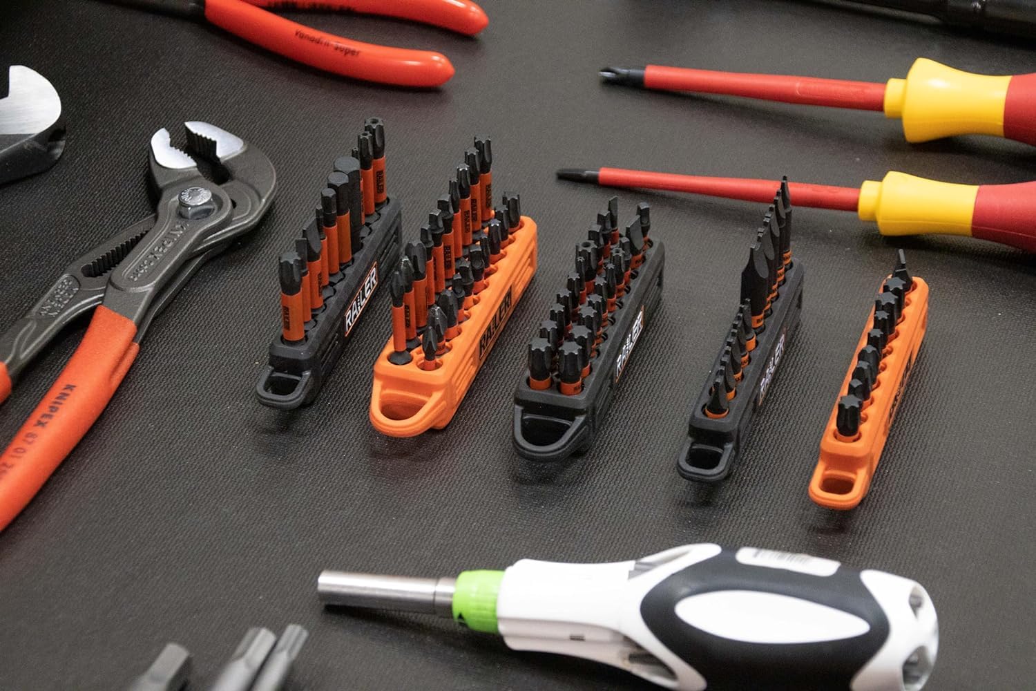 Railer durable hex bits endure heavy use in workshop tasks