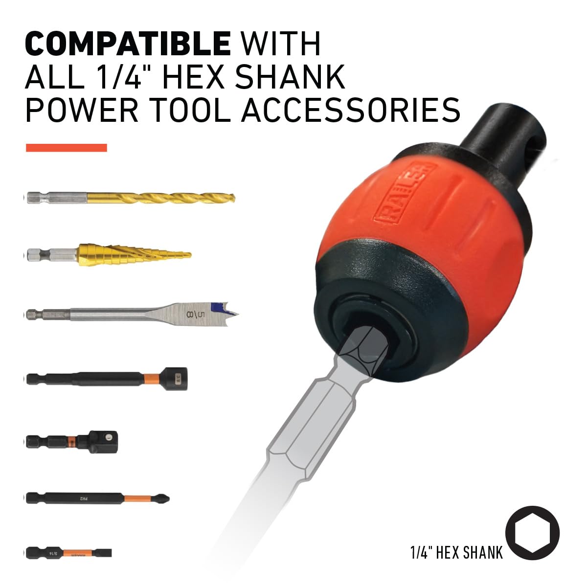 Railier quick release bit access in action