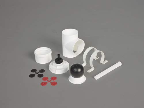 Rain Harvesting First Flush Diverter Kit chamber view showing auto draining capability