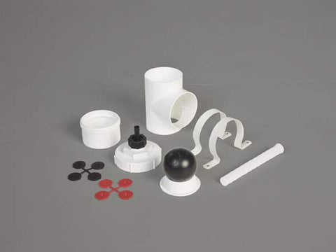 Rain Harvesting First Flush Diverter Kit chamber view showing auto draining capability