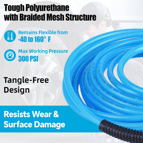 RainBello brass quick-connect fittings ensure leak-free, fast setup for tools.