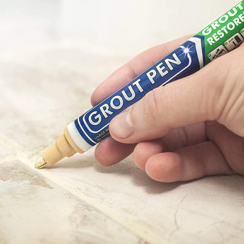 Rainbow Chalk Markers Grout Pen Cream 5mm narrow-tip close-up